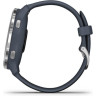 Часы GARMIN VENU 2 SILVER STAINLESS STEEL BEZEL WITH GRANITE BLUE CASE AND SILICONE BAND 10852