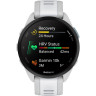 Смарт-часы GARMIN FORERUNNER 165, силиконовый ремешок цвета туманно-серый/белый камень 010-02863-21