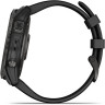 Часы GARMIN FENIX 7 Sapphire карбон серый с силиконовым ремешком 010-02541-11G